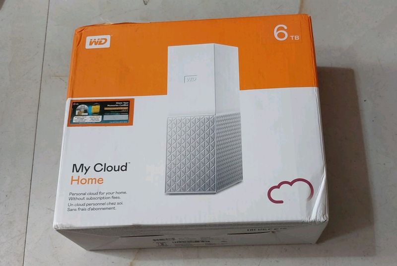 New Pack Wd Cloud Home 6tb Network Attached Storag