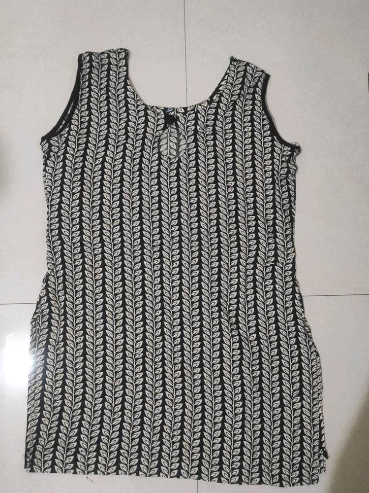 Printed Sleeveless Top