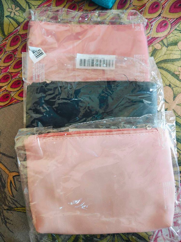 Multi Colour 3 Pouches