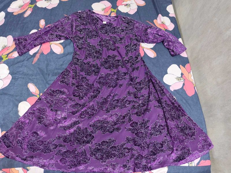 Elegant Floral Maxi Dress (Belt Not Included)
