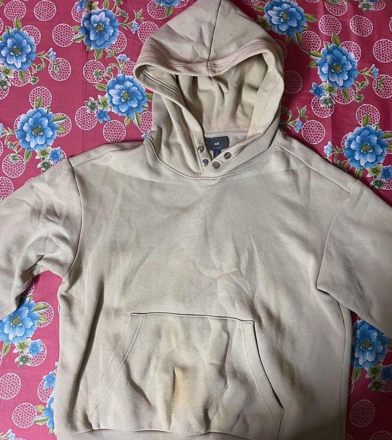 H&amp;M Beige Hoodie