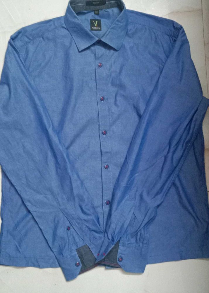 Blue Long Sleeve Shirt
