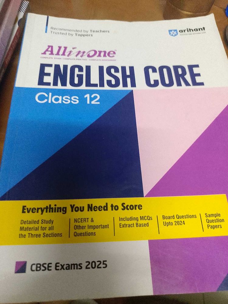 All In One English Core Class 12