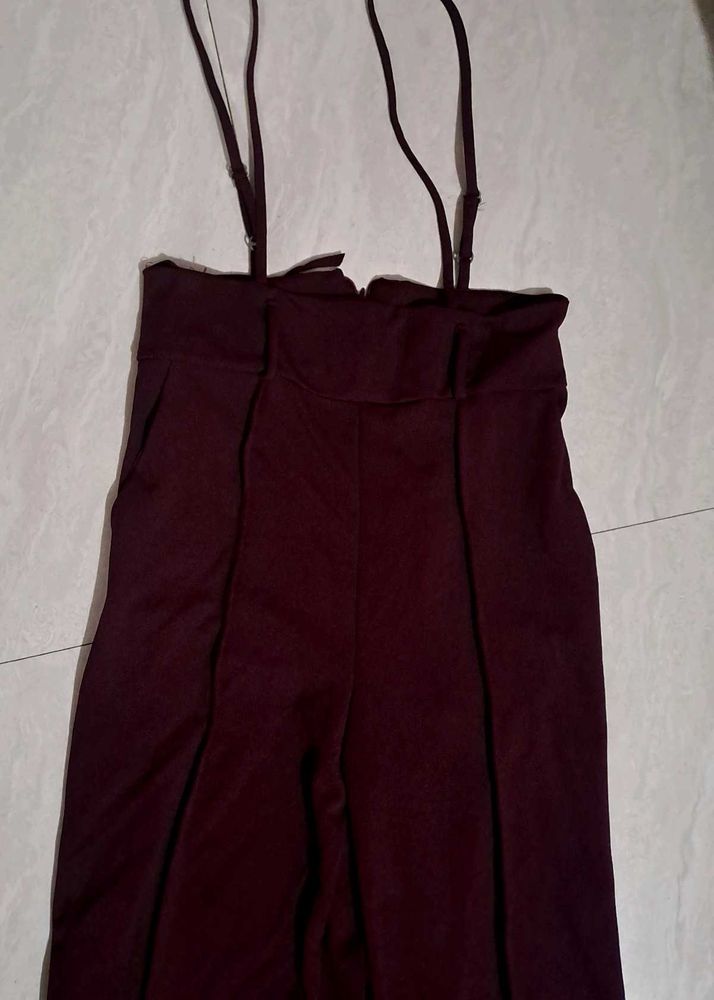 Maroon Jumpsuit