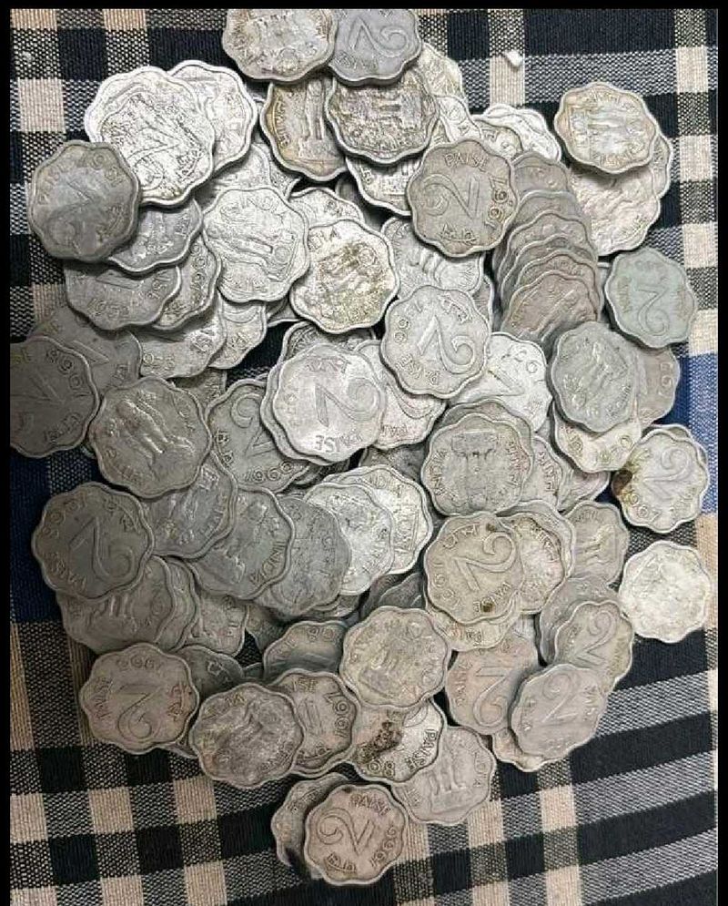 2 Paise Aluminium 100 coins