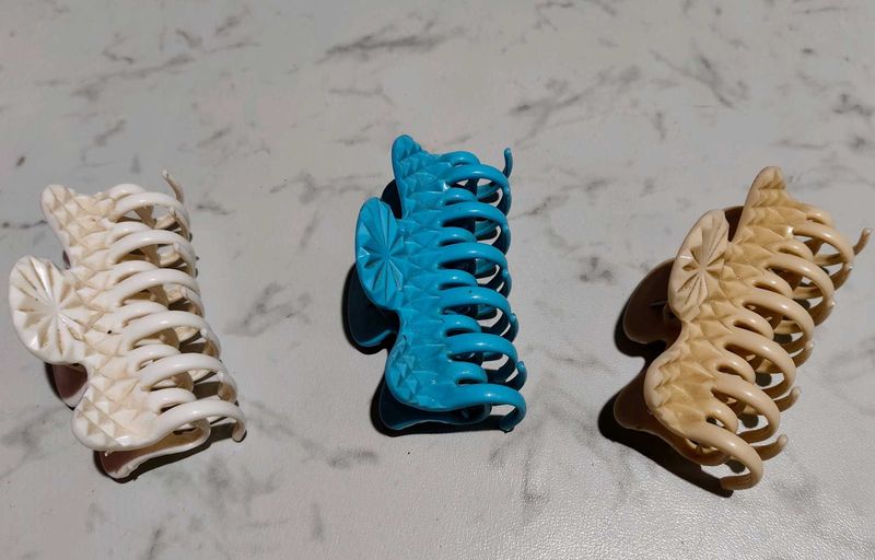 Hair Claw Clips - Set of 3
