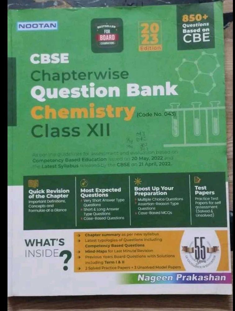 Nootan Chapterwise Chemistry Question Bank Class12