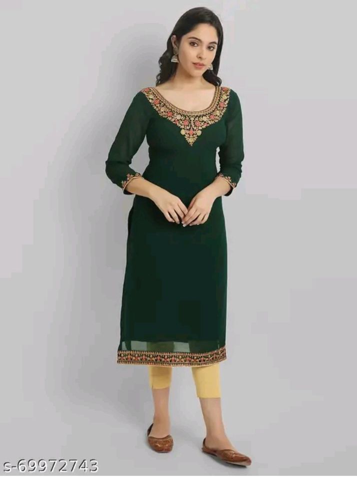 Georgette kurti