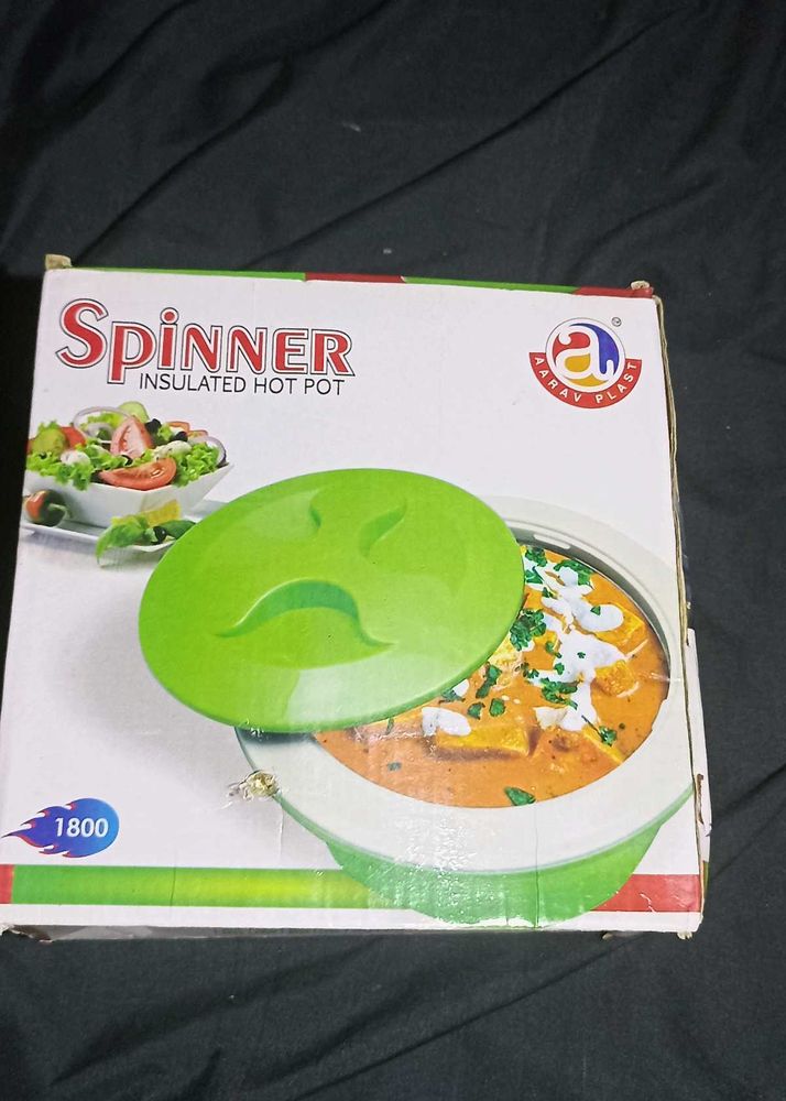 Spinner Insulated Hot Pot ( Colour: 🟡 &amp; 🟢)