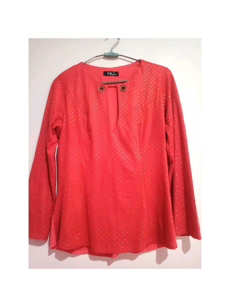 Stylish Red Party Wear Top for Women