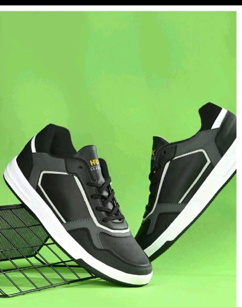 HRX Stylish Black Casual Shoes