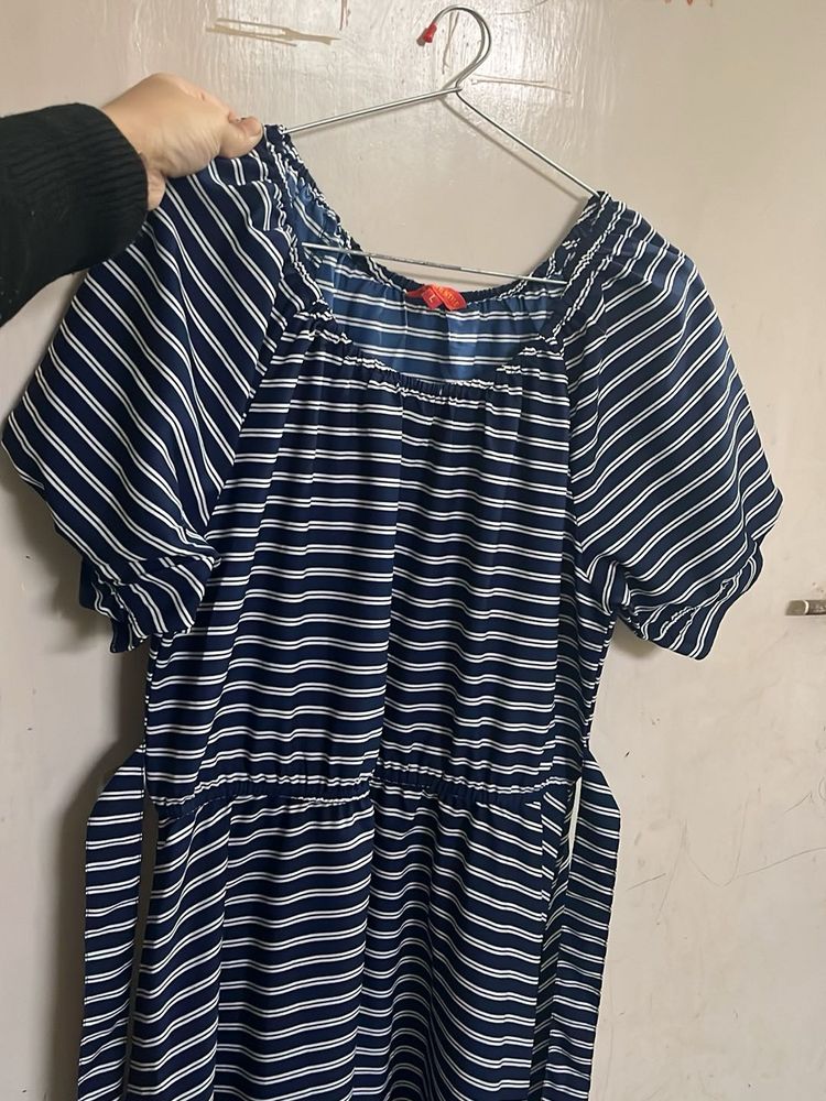 Striped Casual Dress