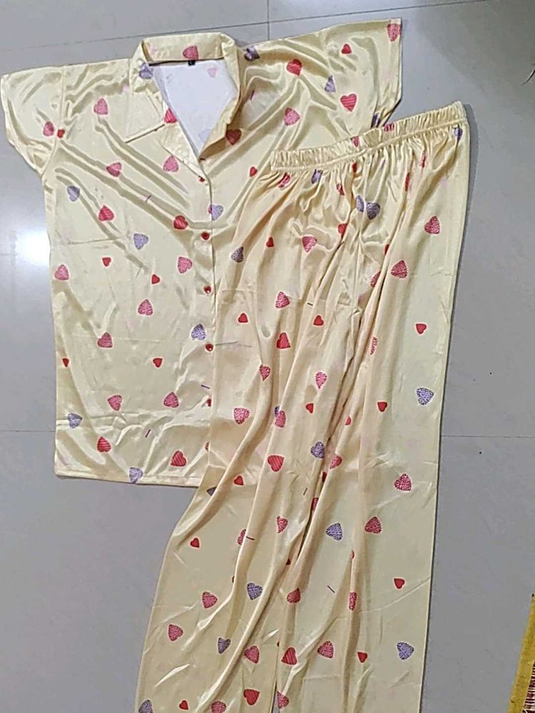 Cute Heart Pajama Set