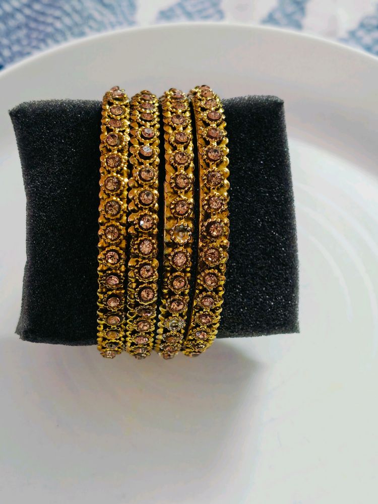 Gold Tone Bangles