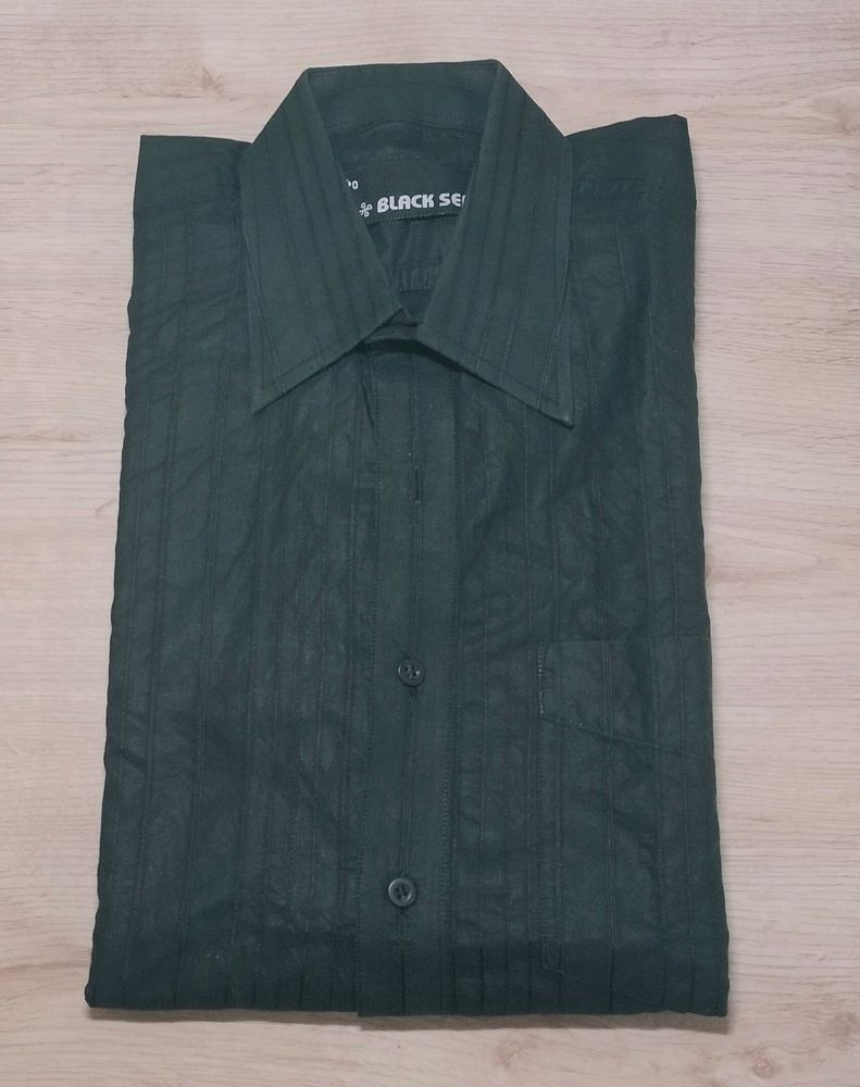 Men Formal Black Shirt