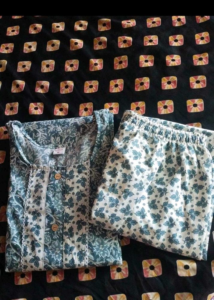 ✨Floral Print Kurta Plazo Set✨