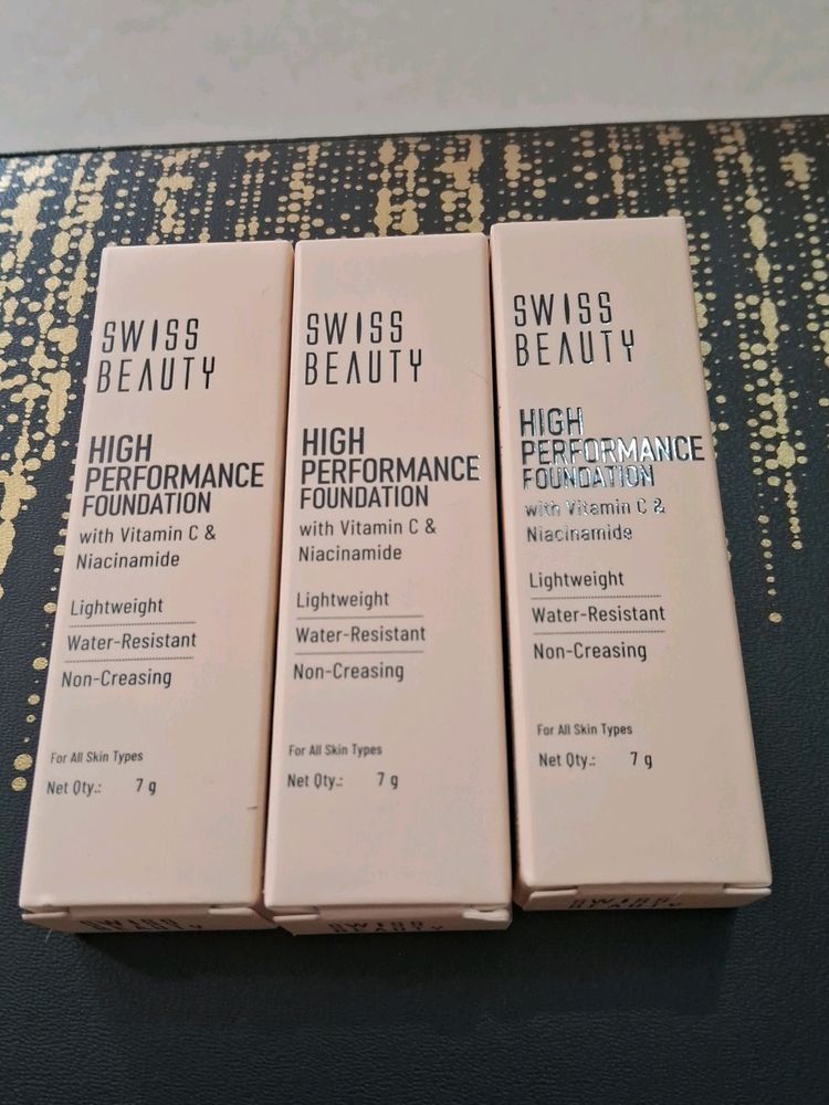 Foundation By Swiss Beauty  Combo Of 3