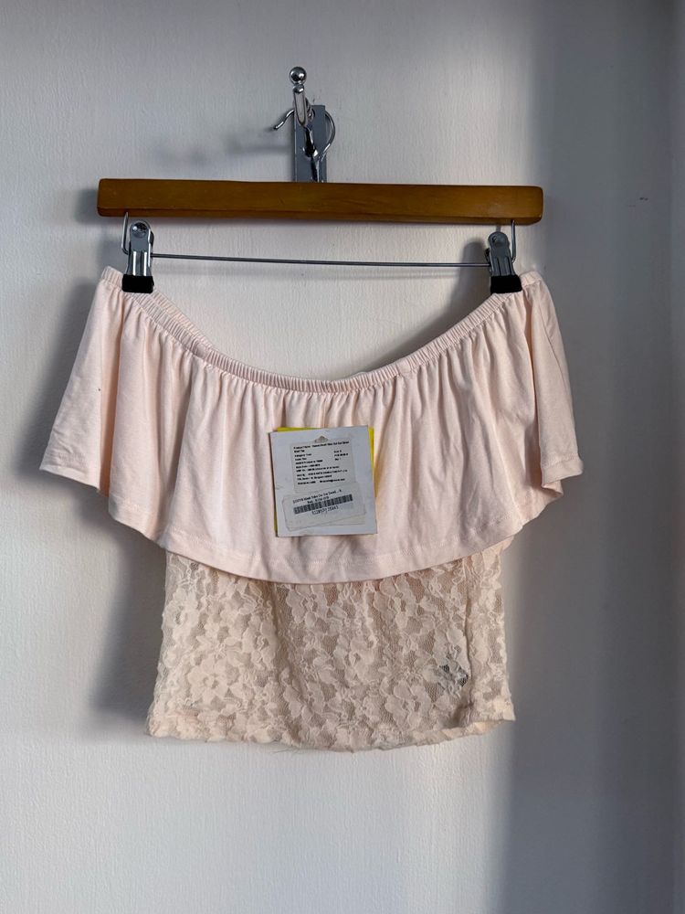 Mesh Insert Crop Top