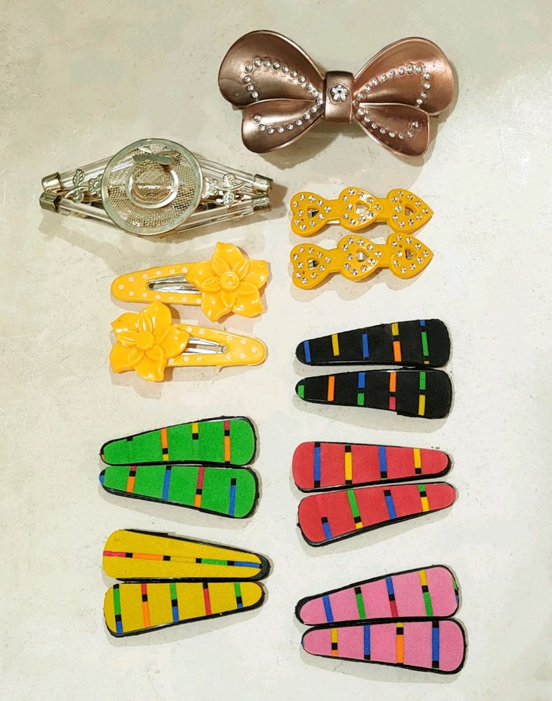 Tic Tac &amp; Barrette hair clips.🌷