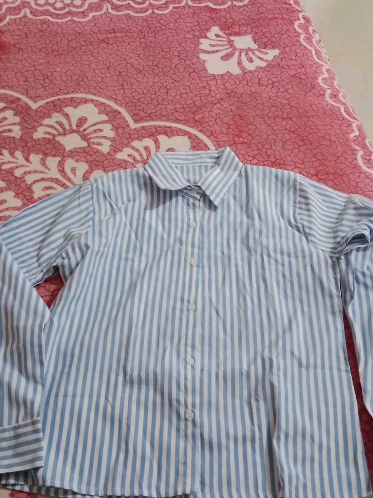 Striped Blue Shirt