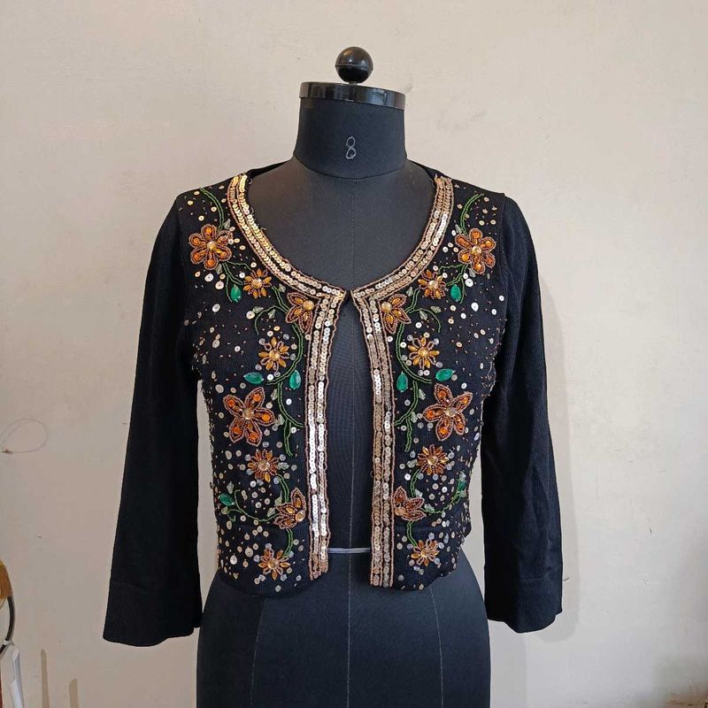 Embellished Black Jacket