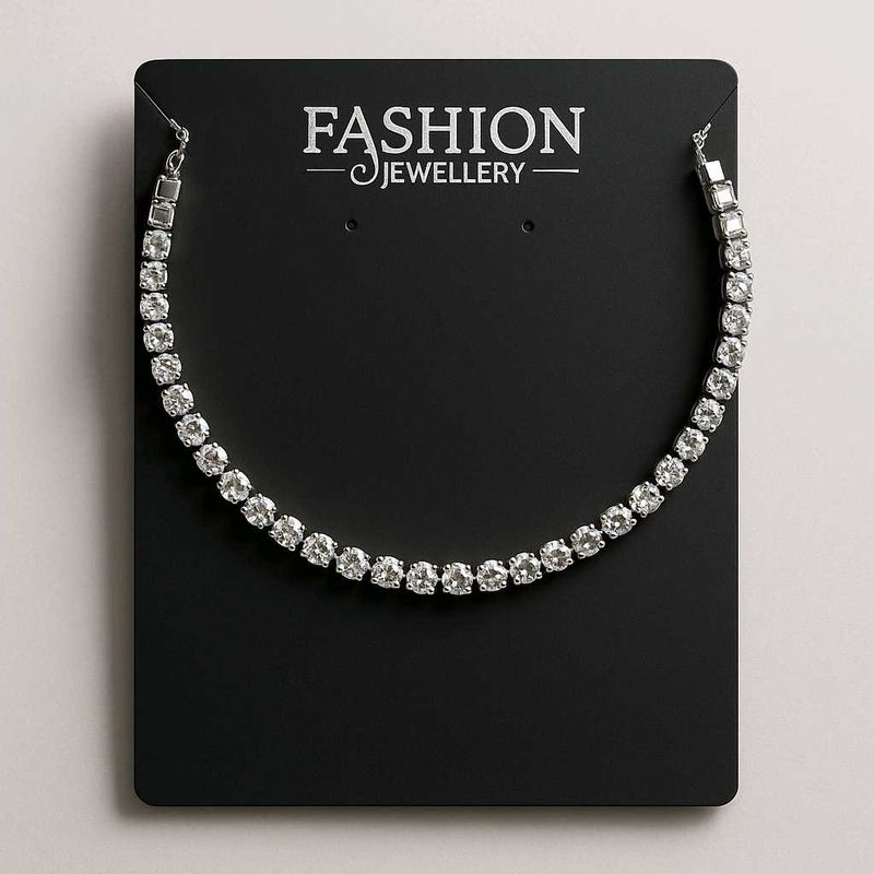 Oxidised Pearl Necklace