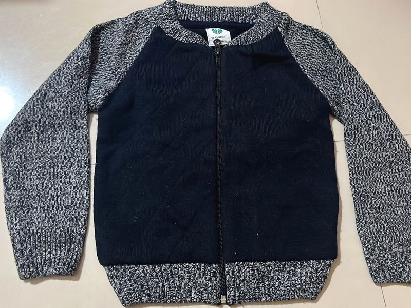 Toddlers Boys Woolen Jacket, Teamspirit