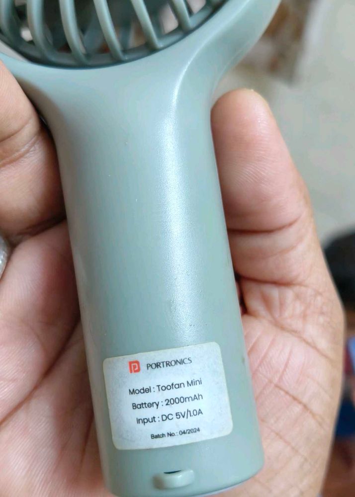 Toofan Mini Hand Held Fan Branded