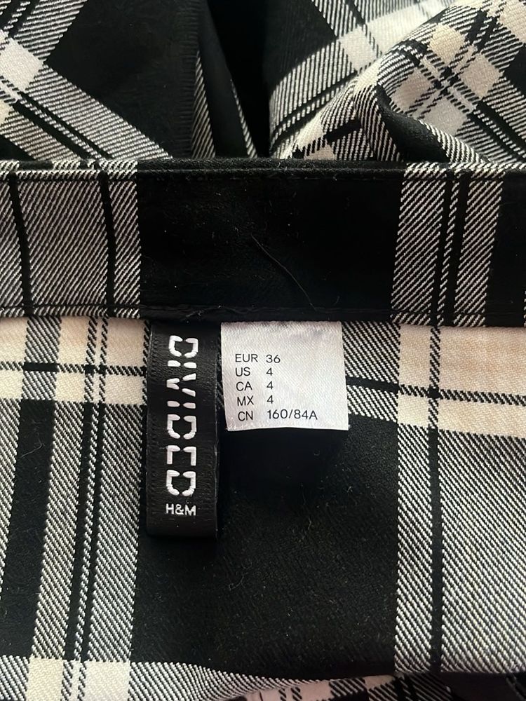 Plaid Bodycon Mini Dress