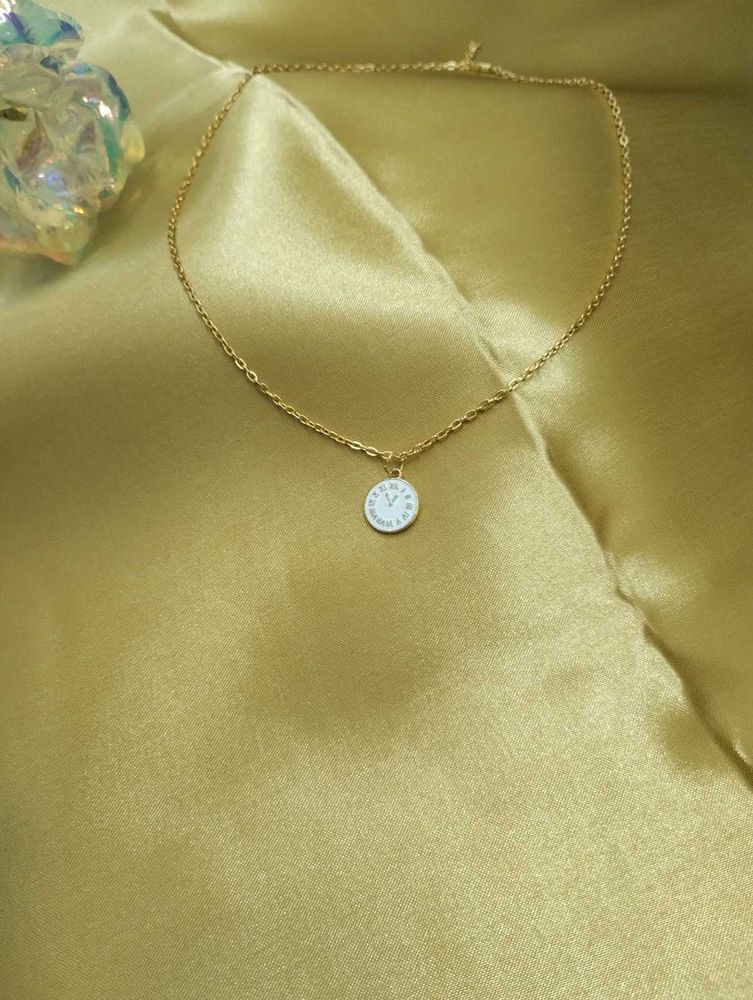 Clock Charm Necklace