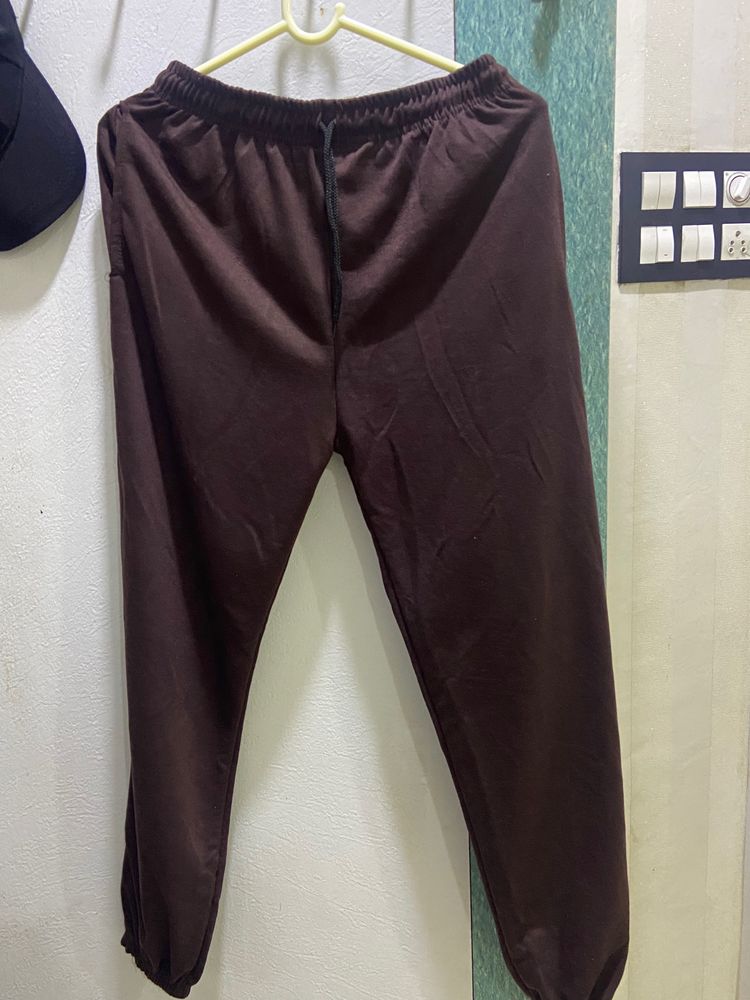 High waisted Brown Joggers