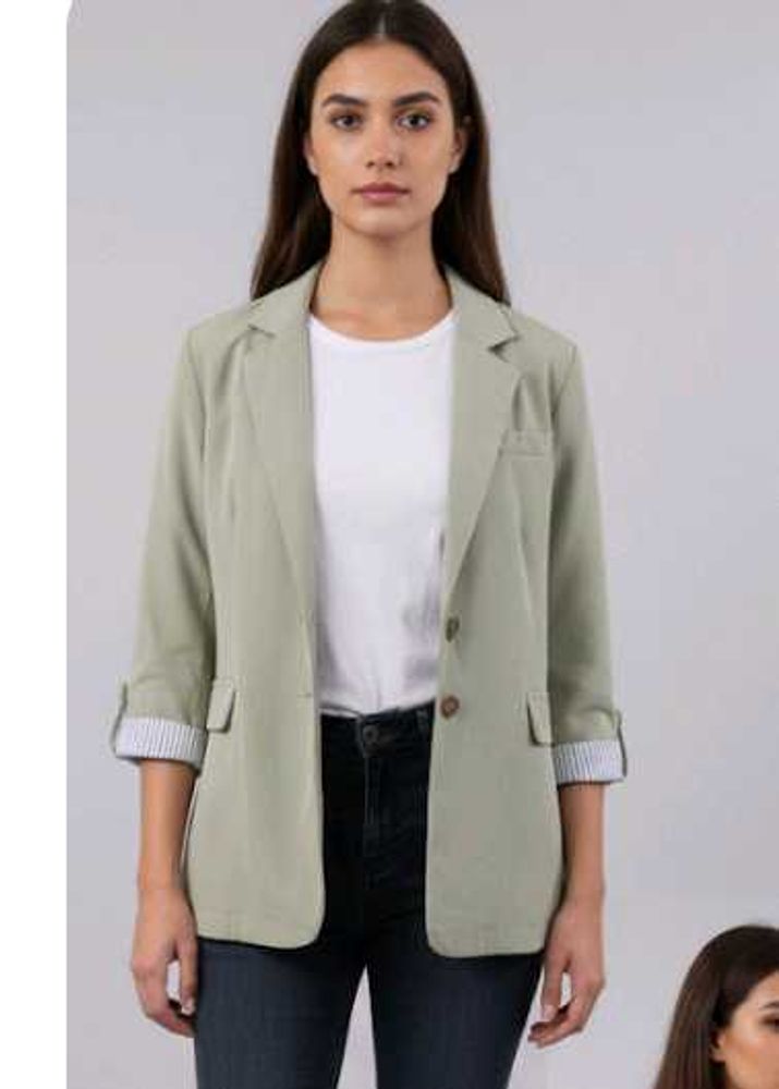Stylish Sage Green Blazer
