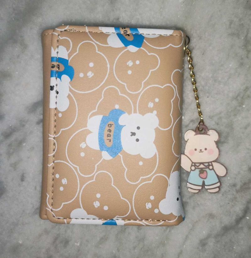 Bear wallet  with Charm🧸♥️