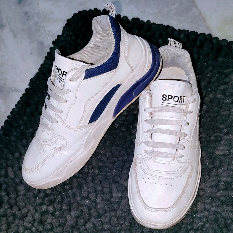 White Sneakers Shoes