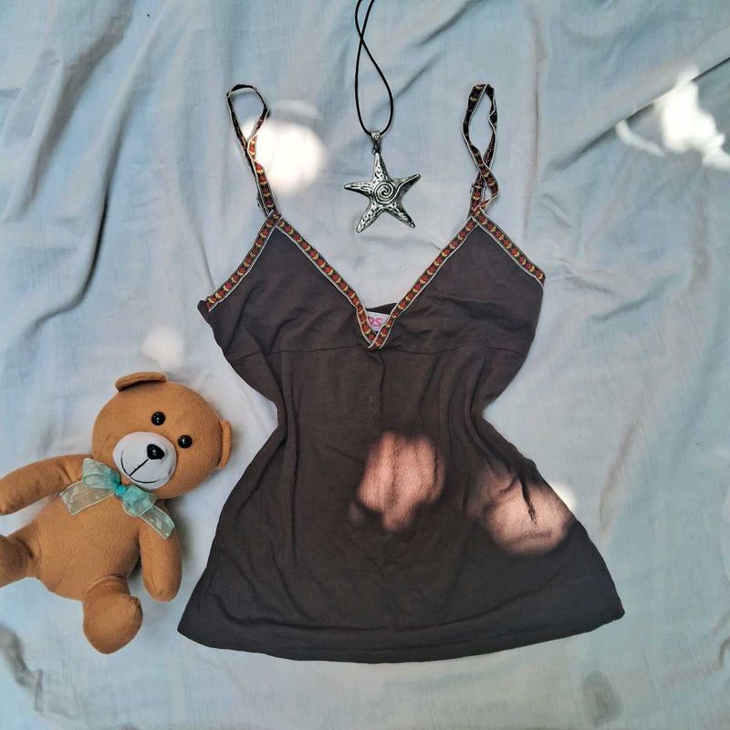 Y2k Vintage Fitted Top