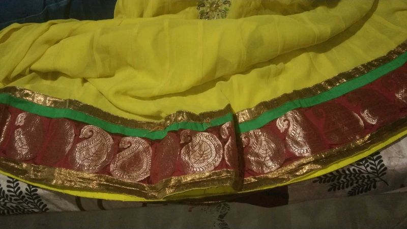 Yellow Indian Dress