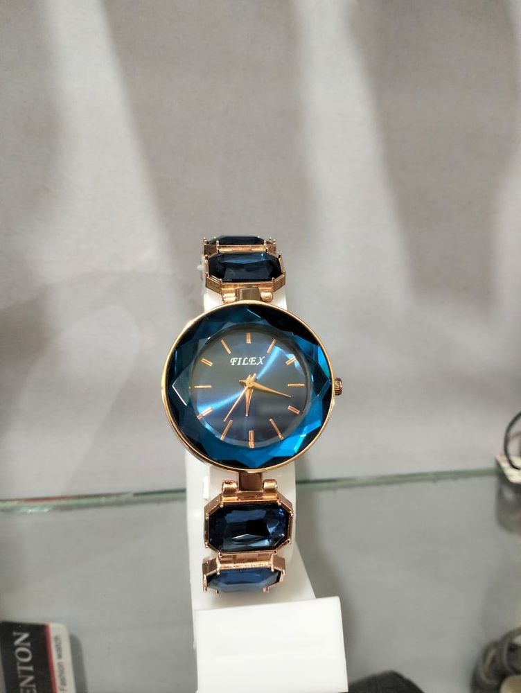 Filex Blue Gemstone Ladies Watch