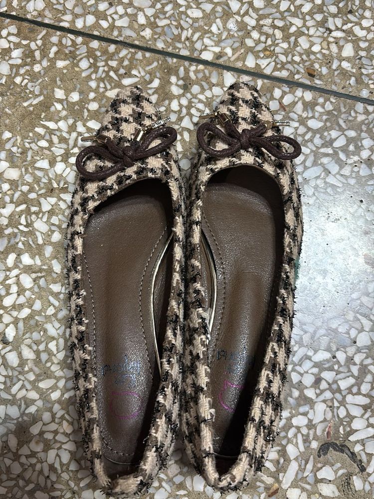 Houndstooth Ballerinas