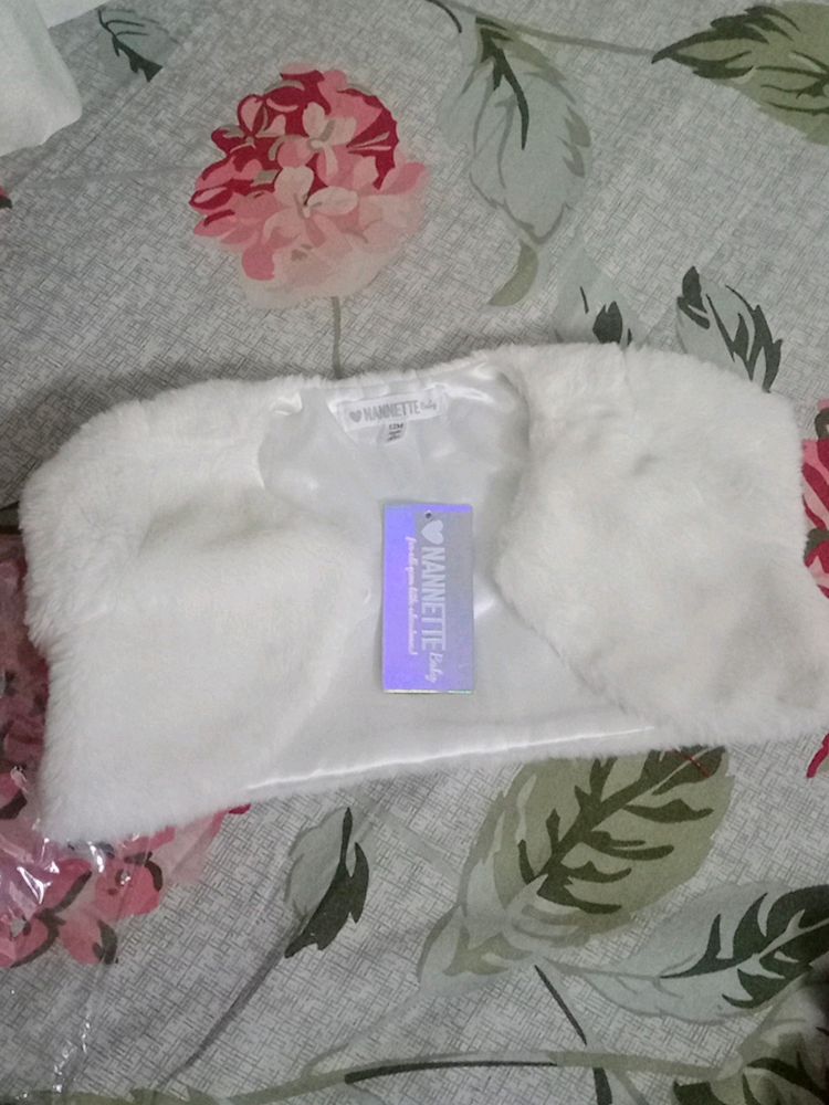 Fur Half Jacket For Baby