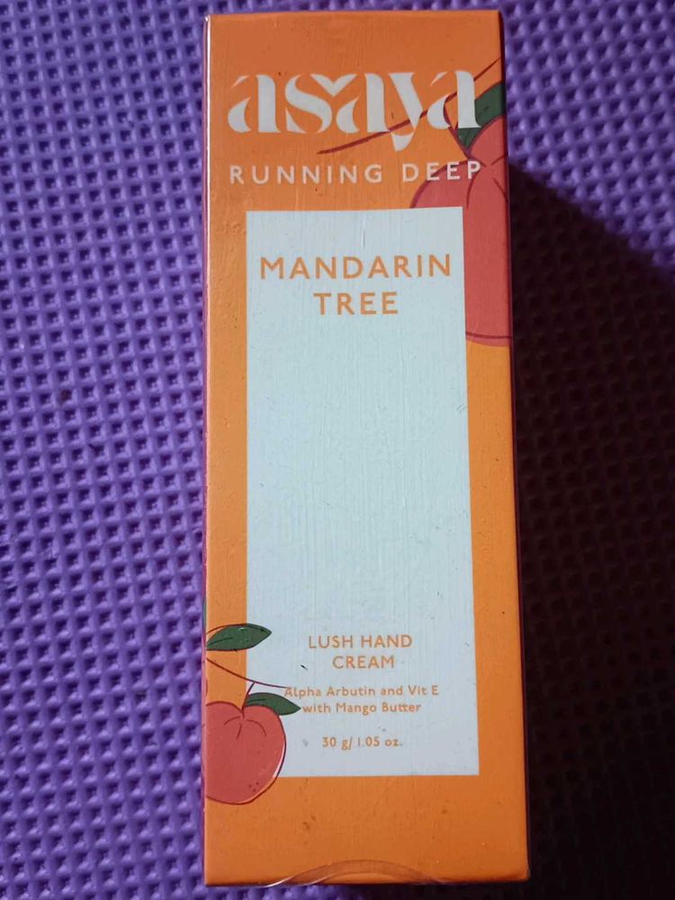 Asaya Mandarin Tree Hand Cream