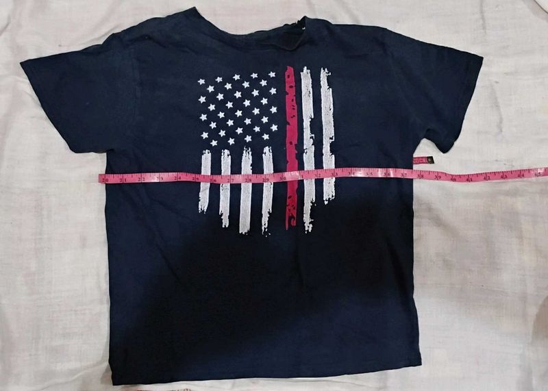 American Flag Graphic Tee