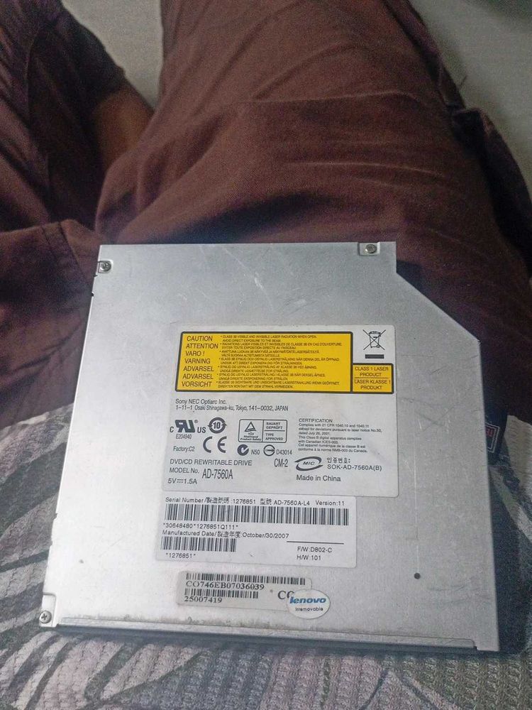 Dvd/Cd Rewritable Drive.
