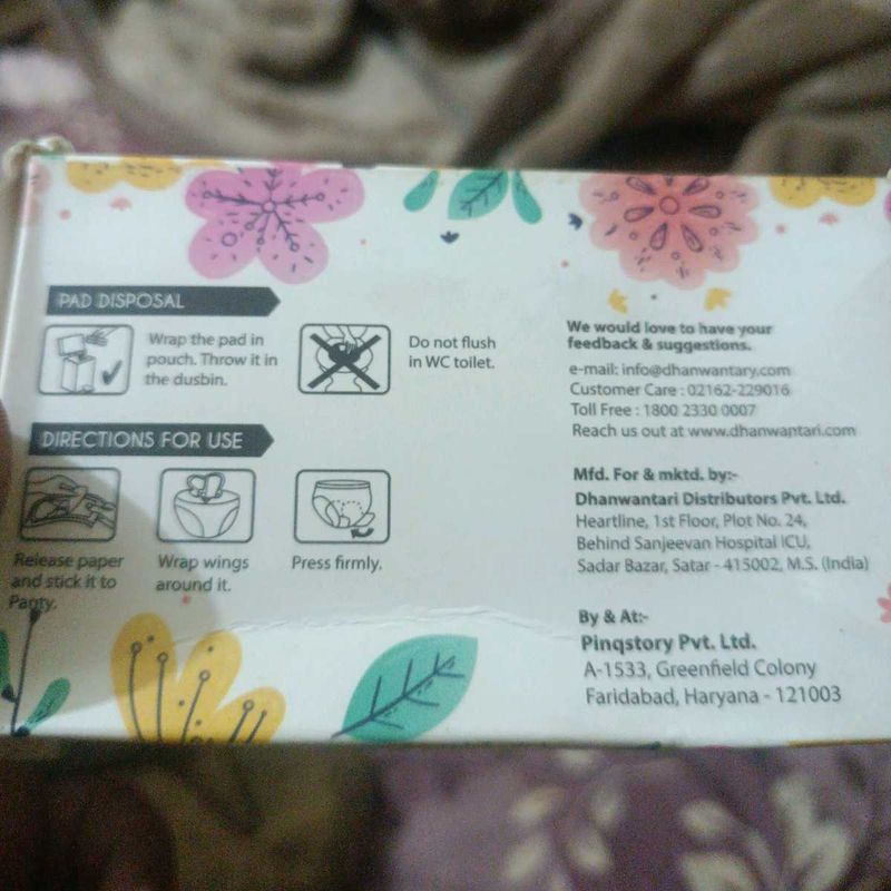 Premium Cotton Sanitary Pads (10 Pc)