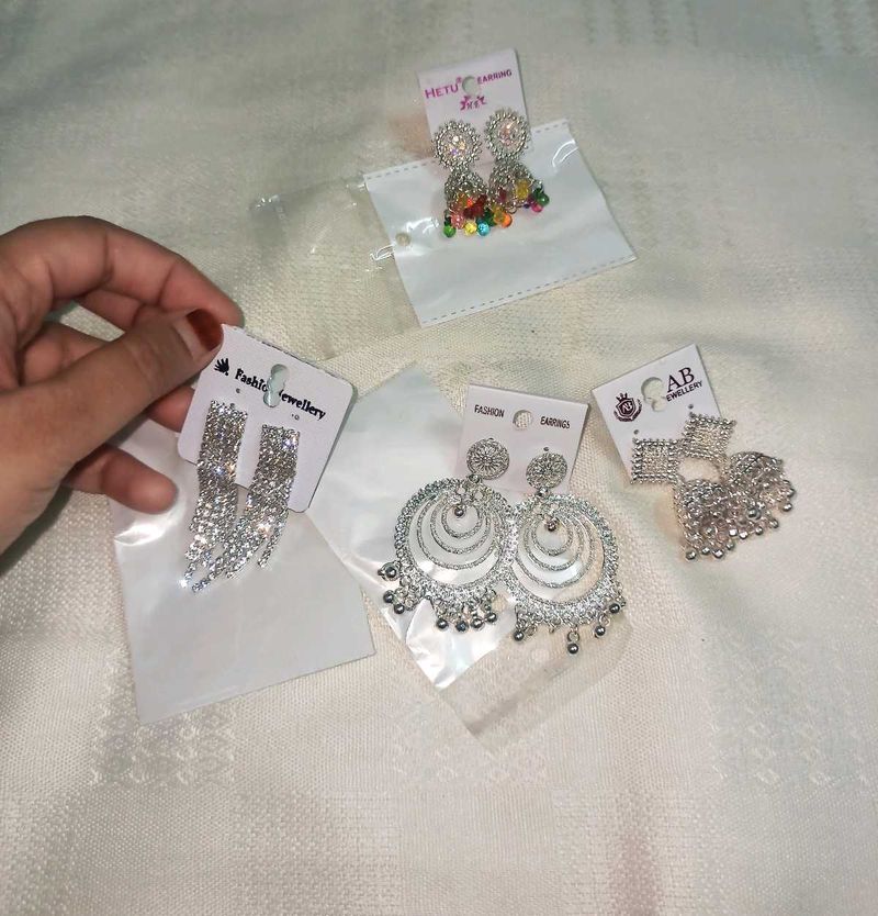 Beautiful Earings Pack Of 4
