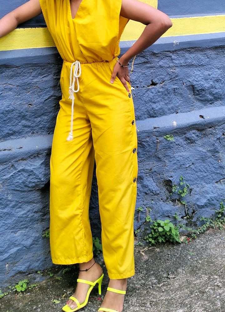 Beautiful Yellow Jumpsuit