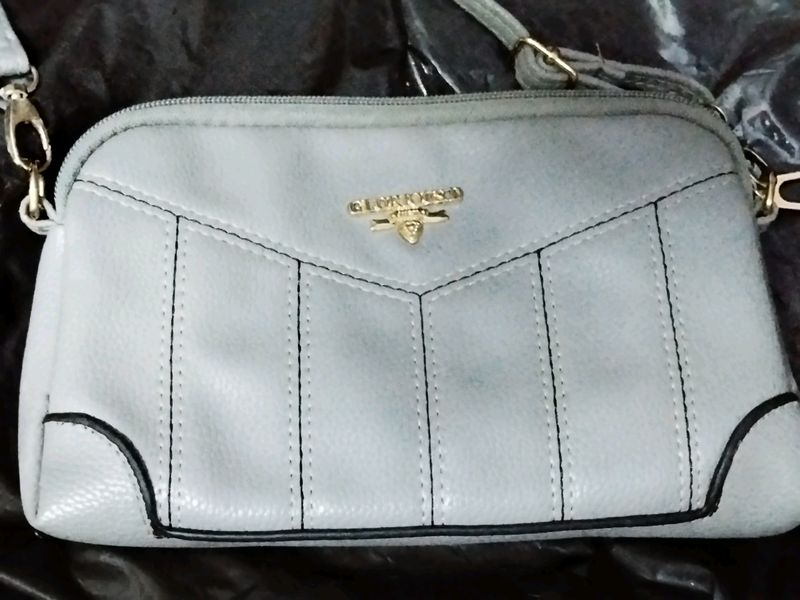Light Grey Crossbody Bag
