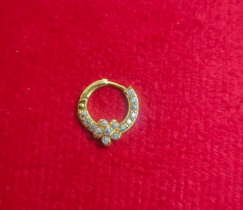 Gold Nose Ring 16 karat