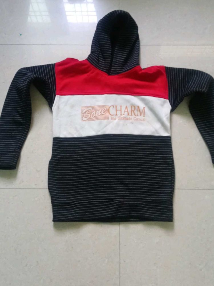 Color Block Pullover Hoodie