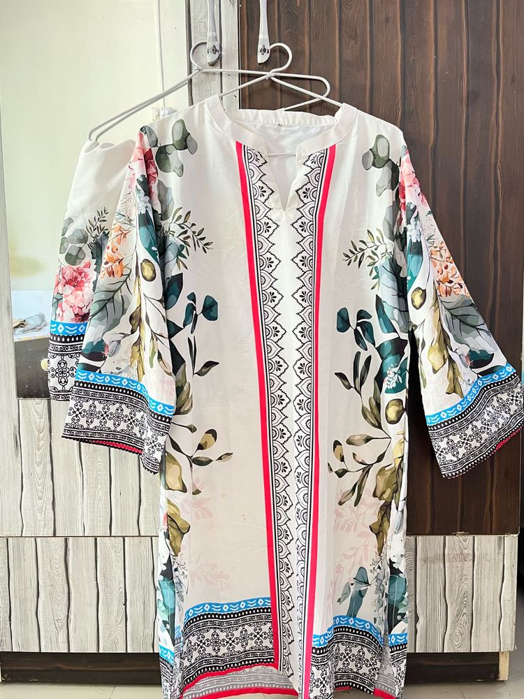 Arabian/ Kashmiri Floral Print Kurta Co-ord Set