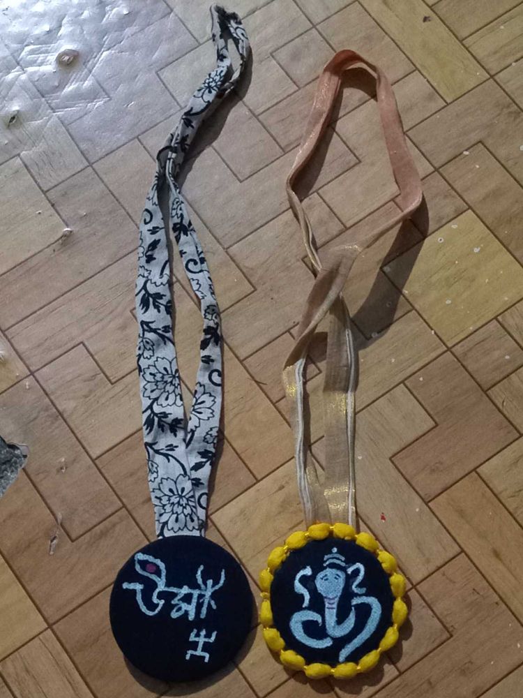 Handmade Religious Pendants - Set of 2